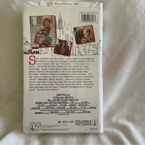 Annie Movie Vintage VHS Tape - Picture 3 of 3